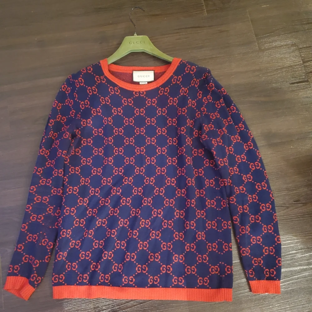 Gucci GG LOGO JACQUARD SWEATER - Picture 8 of 12